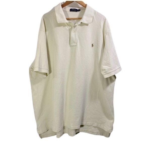 Polo Ralph Lauren Other - Polo Ralph Lauren Big And Tall Polo T-shirt Color Off-White
Size 3XB